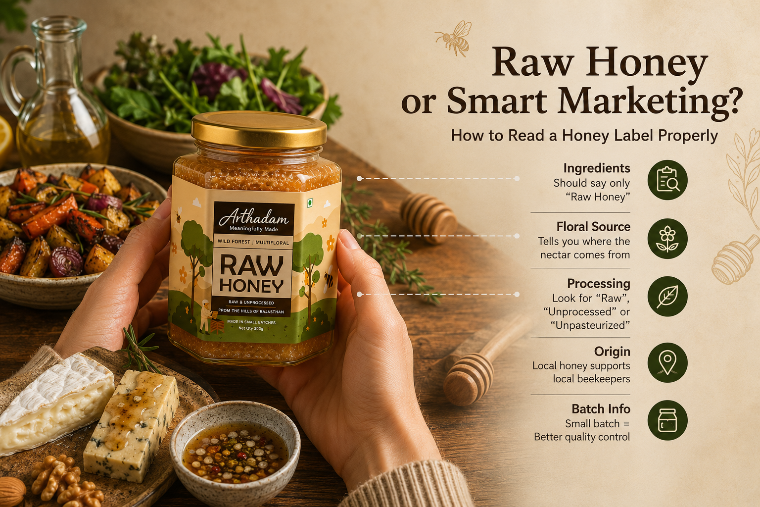 “Raw Honey” or Smart Marketing? How to Read a Honey Label Properly
